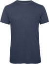 T-shirt Triblend de homem com decote redondo-Heather Azul Marinho-S-RAG-Tailors-Fardas-e-Uniformes-Vestuario-Pro