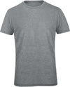 T-shirt Triblend de homem com decote redondo-Heather Light Grey-S-RAG-Tailors-Fardas-e-Uniformes-Vestuario-Pro