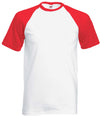 T-shirt baseball-Branco / Vermelho-S-RAG-Tailors-Fardas-e-Uniformes-Vestuario-Pro
