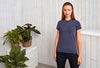T-shirt com decote com botões eco-responsável de senhora "Comis"-RAG-Tailors-Fardas-e-Uniformes-Vestuario-Pro