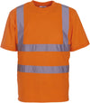 T-shirt de alta visibilidade de manga curta-Hi Vis Laranja-S-RAG-Tailors-Fardas-e-Uniformes-Vestuario-Pro