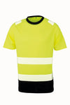 T-shirt de segurança de material reciclado-Yellow / Black-S/M-RAG-Tailors-Fardas-e-Uniformes-Vestuario-Pro