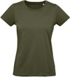 T-shirt de senhora bio Inspire Plus-Urban Khaki-XS-RAG-Tailors-Fardas-e-Uniformes-Vestuario-Pro