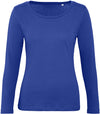 T-shirt de senhora bio de manga comprida-Cobalt Azul-XS-RAG-Tailors-Fardas-e-Uniformes-Vestuario-Pro