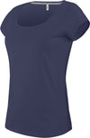 T-shirt de senhora de manga curta decote à barco-Azul Marinho-S-RAG-Tailors-Fardas-e-Uniformes-Vestuario-Pro