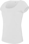 T-shirt de senhora de manga curta decote à barco-Branco-S-RAG-Tailors-Fardas-e-Uniformes-Vestuario-Pro