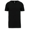 T-shirt decote V de manga curta-Black-S-RAG-Tailors-Fardas-e-Uniformes-Vestuario-Pro