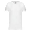 T-shirt decote V de manga curta-White-S-RAG-Tailors-Fardas-e-Uniformes-Vestuario-Pro
