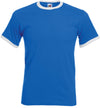 T-shirt valueweight Ringer-Royal Azul / Branco-S-RAG-Tailors-Fardas-e-Uniformes-Vestuario-Pro