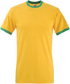 T-shirt valueweight Ringer-Sunflower / Kelly-S-RAG-Tailors-Fardas-e-Uniformes-Vestuario-Pro
