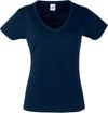 T-shirt valueweight decote V (61-398-0)-Deep Azul Marinho-XS-RAG-Tailors-Fardas-e-Uniformes-Vestuario-Pro