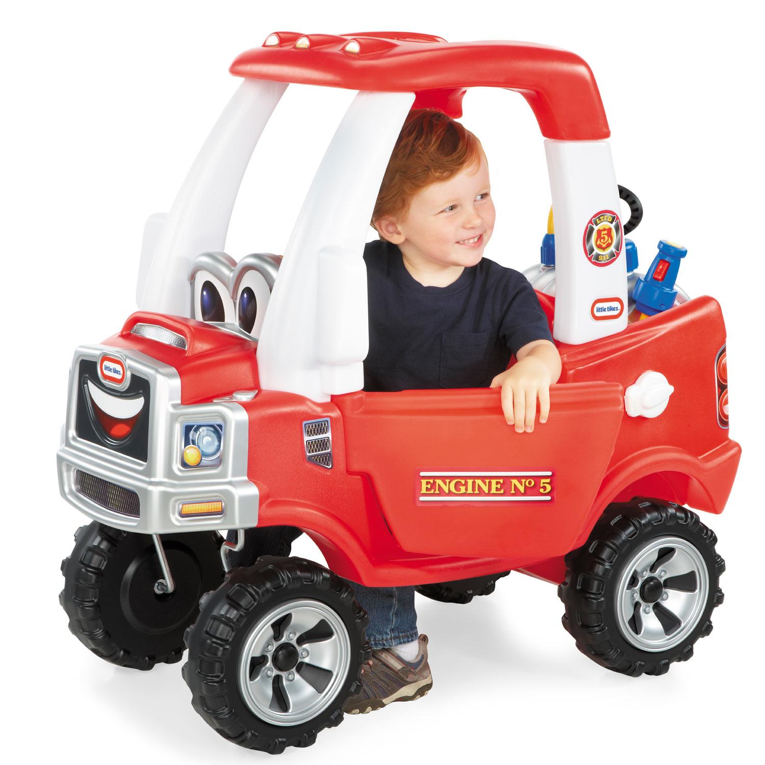 little tikes fire truck car