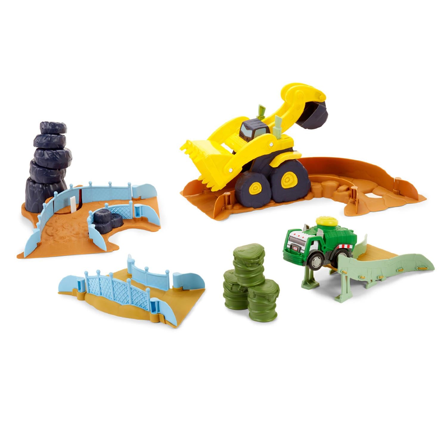 slammin racers scrapyard derby playset