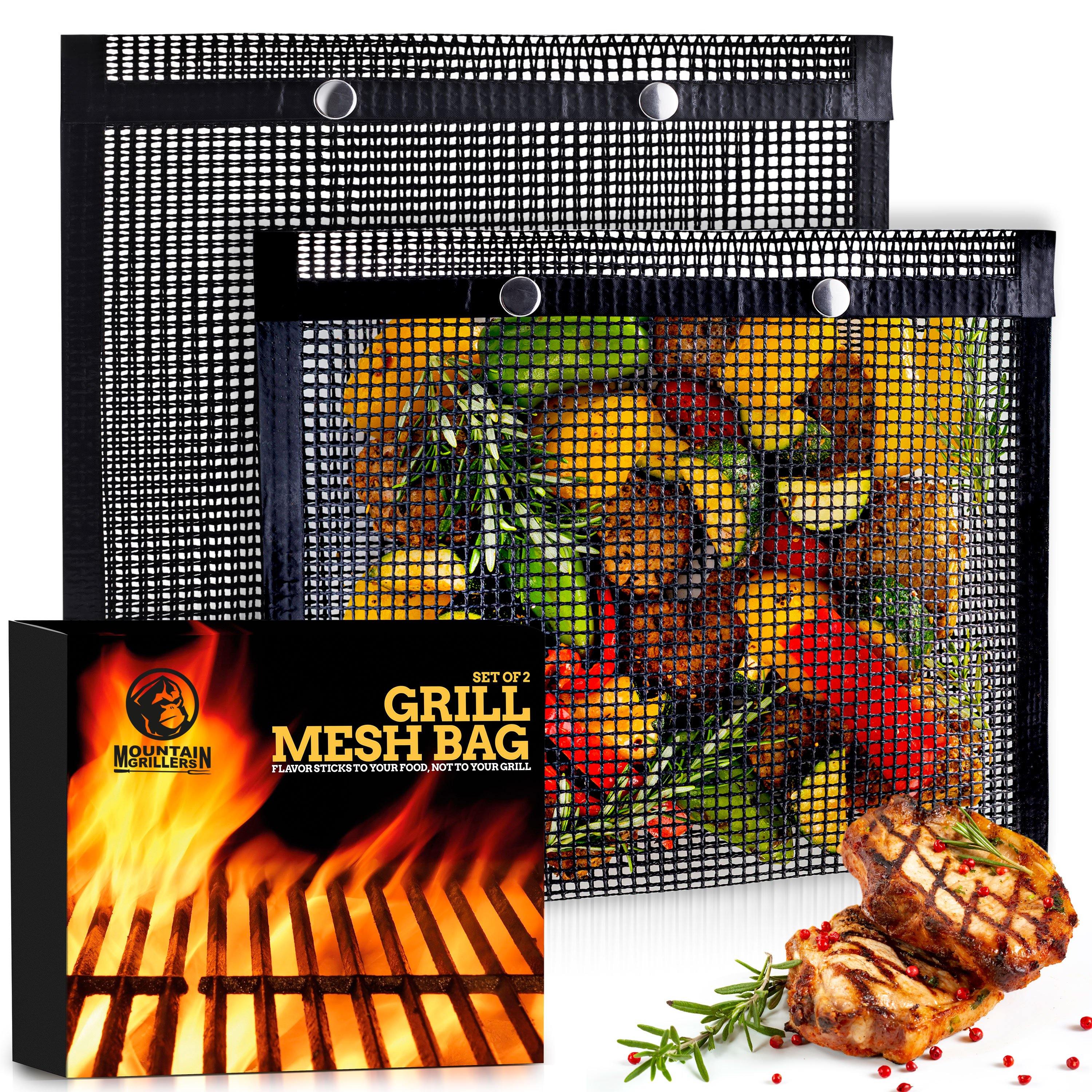Details about   Mesh Grilling Bag High Temperature Resistance For Outdoor Picnic BBQ 24 x 14cm 