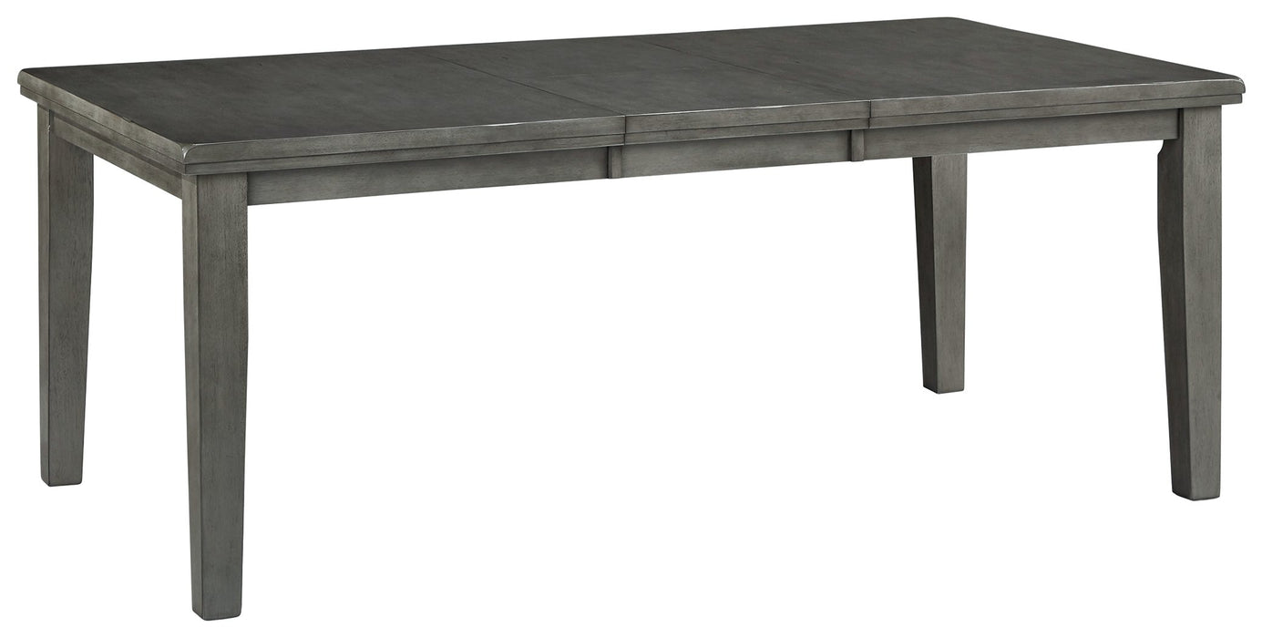 Hallanden - Gray - RECT DRM Butterfly EXT Table