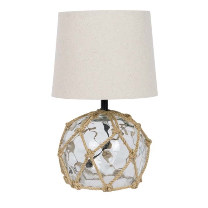 glass buoy table lamp