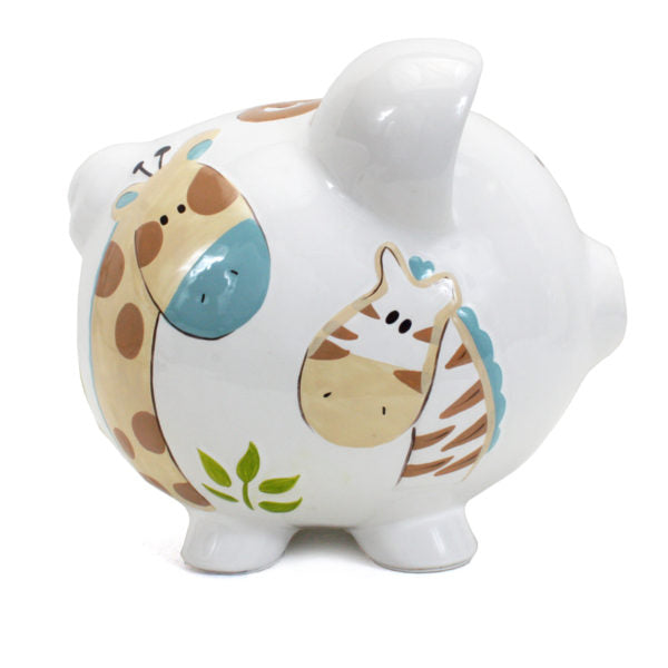 Ceramic Coin Bank Jack-in-the-Box