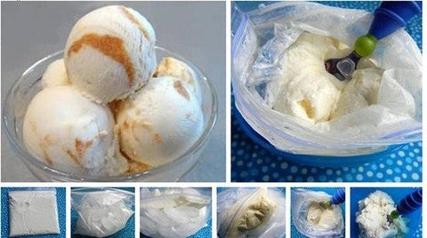 instant ice cream in 5 minutes with zipbags