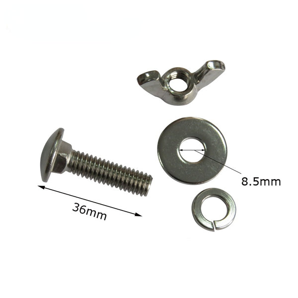 Scuba Diving BCD Backplate Single Tank Adapter & Screws Hardware Accessories 