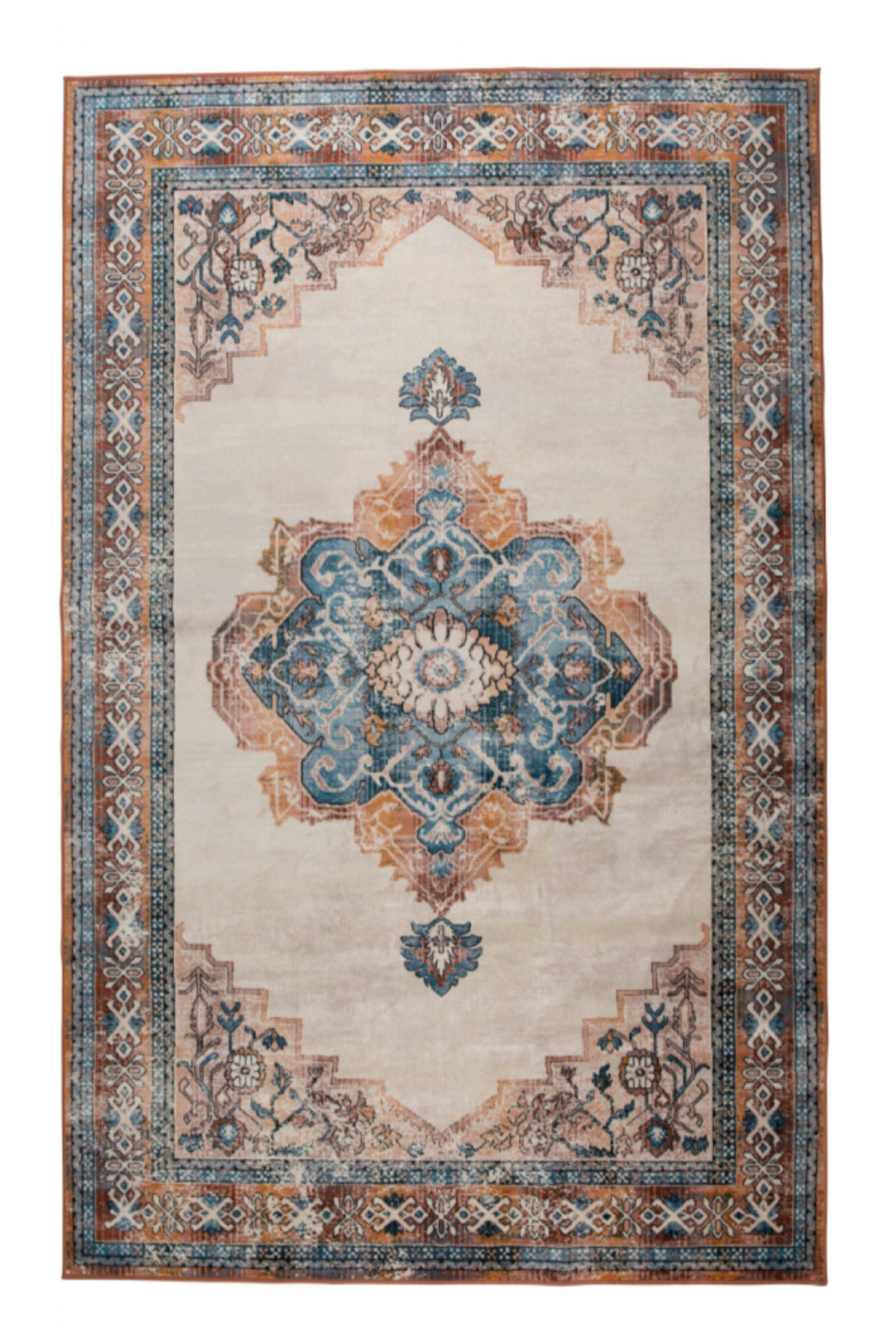 maak je geïrriteerd Onverschilligheid Tussendoortje Blue Herati Carpet | Dutchbone Mahal | Oroa Trade