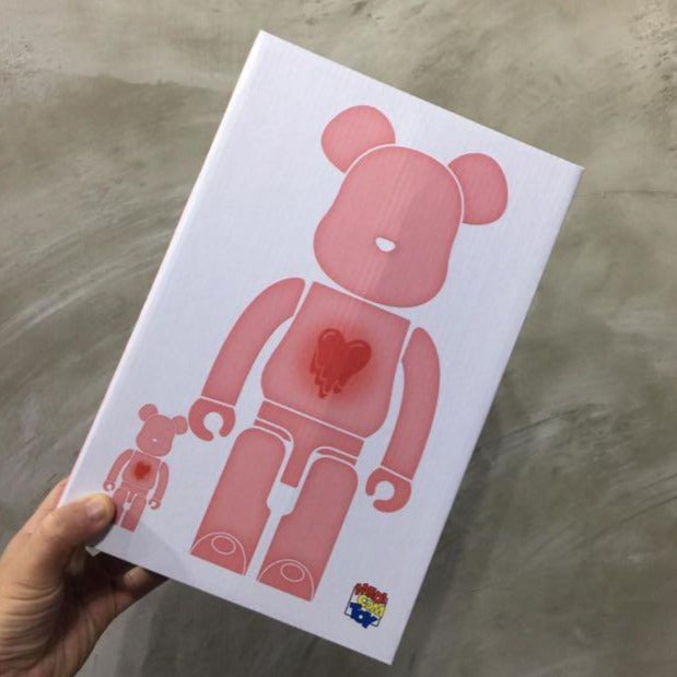 BE@RBRICK EU Red Heart 400% & 100% Emotionally Unavailable