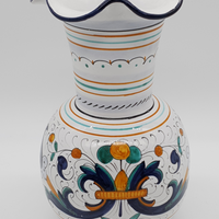 Vaso Smerlato Decoro Deruta