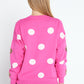 Camilla Knit - Pink Spot