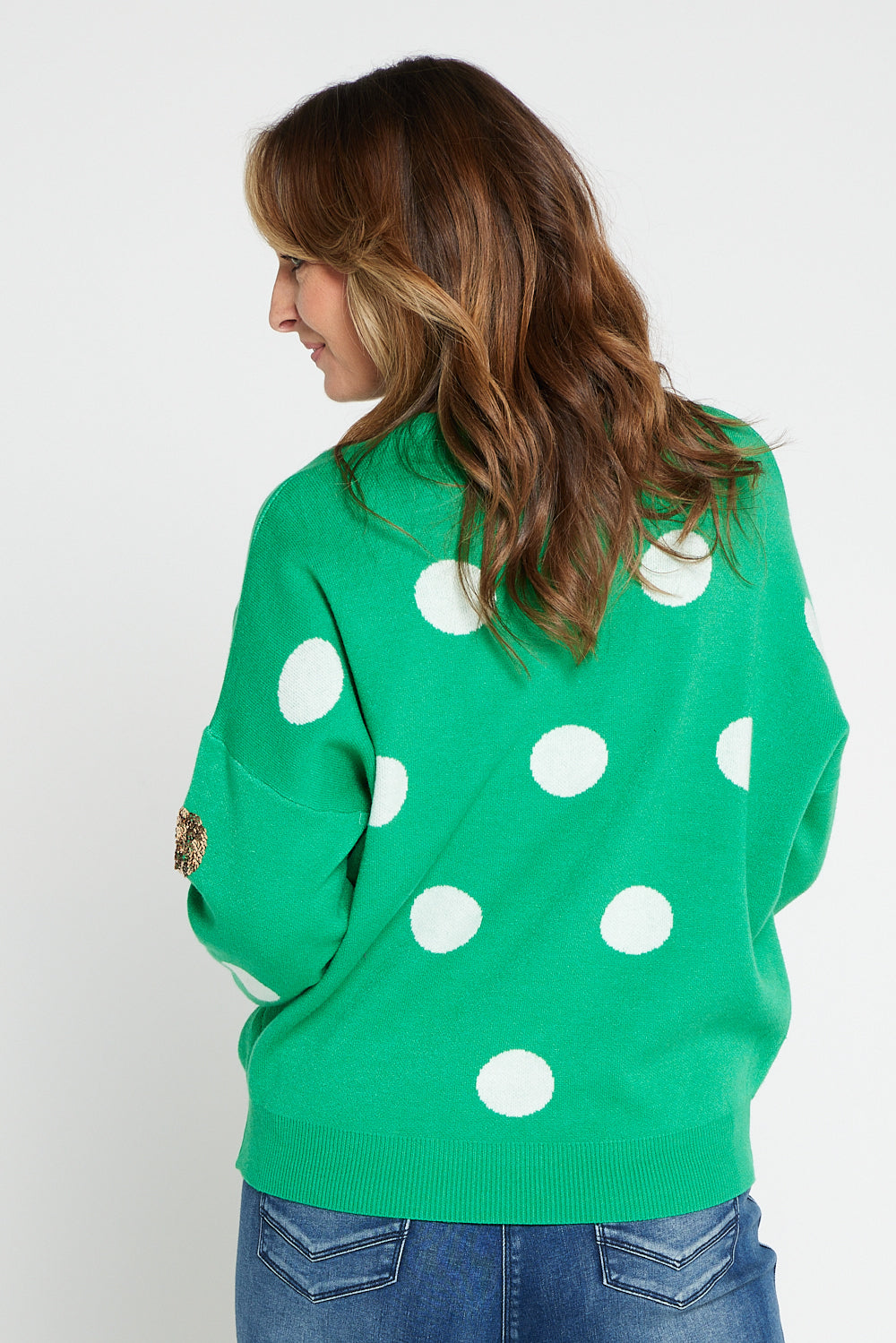 Camilla Knit - Green Spot