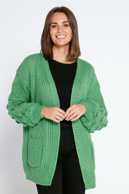 Elaine Knit Cardi - Green