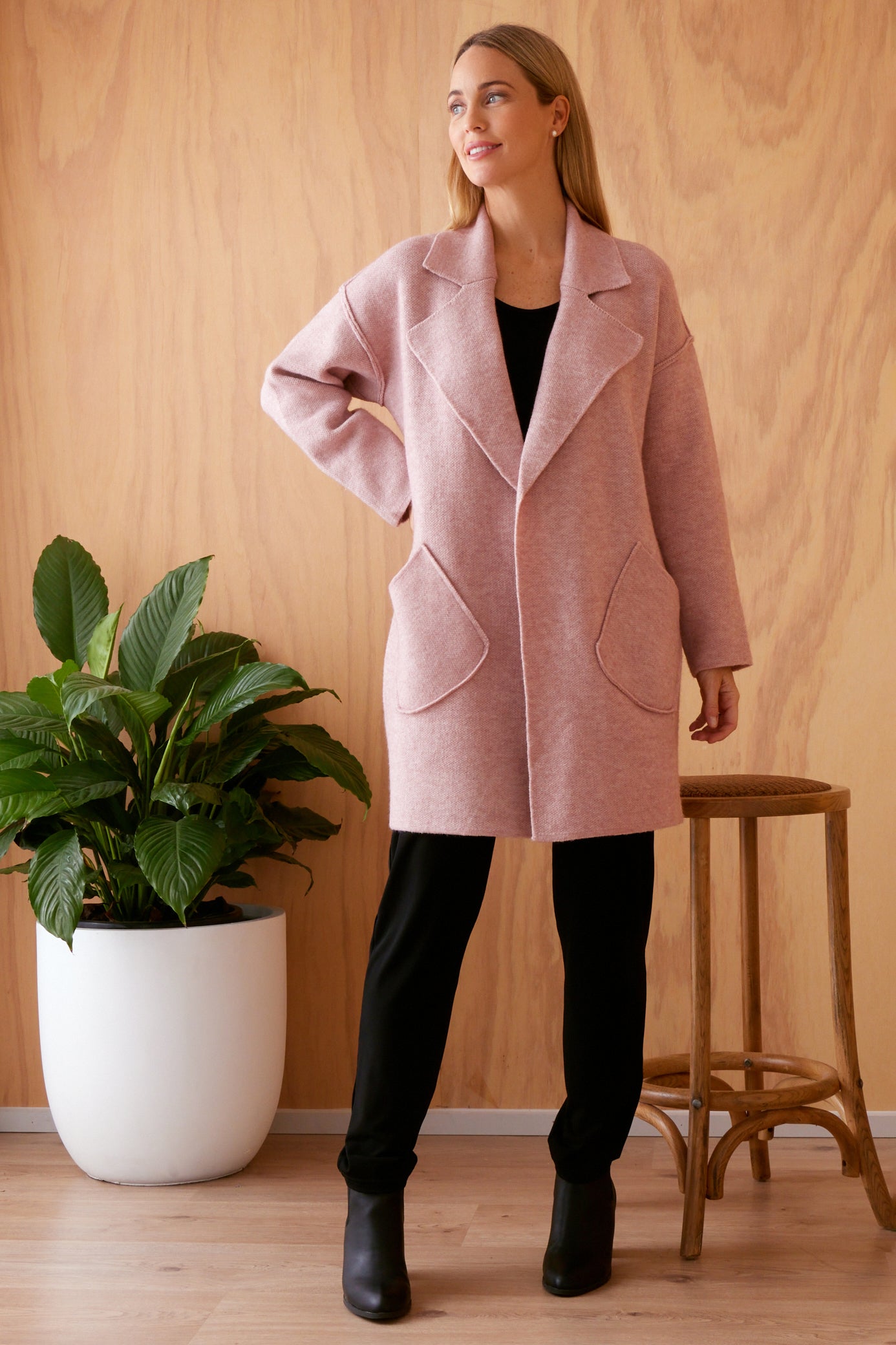 Irene Knit Jacket - Pink
