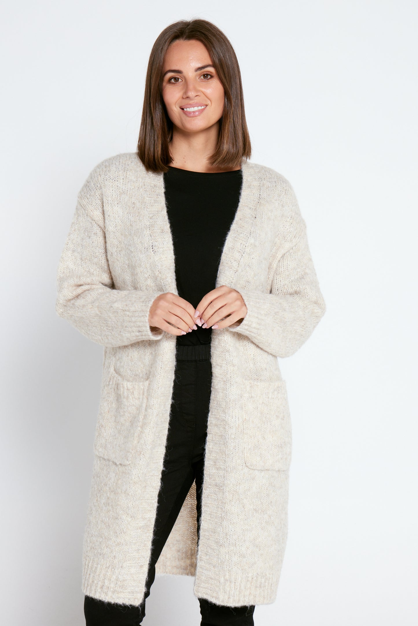 Kayla Knit Cardigan - Oatmeal