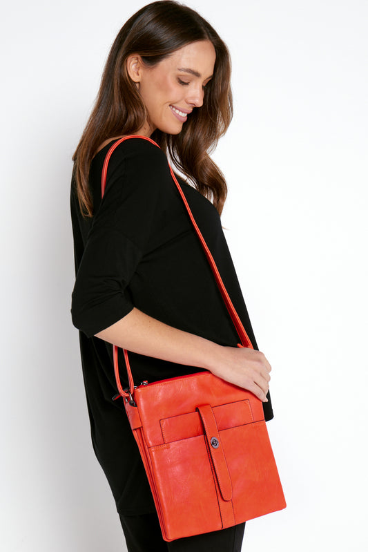 Le Compagnon Satchel - Orange