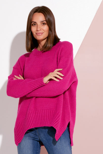 Linette Knit - Hot Pink