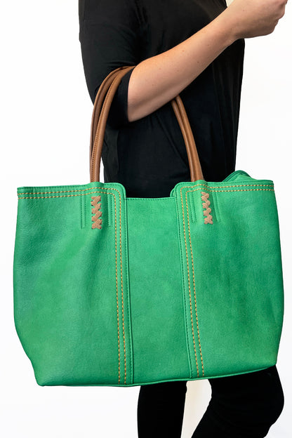 Odina Tote Bag - Green