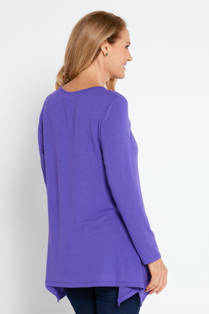 Andrea Winter Top - Purple