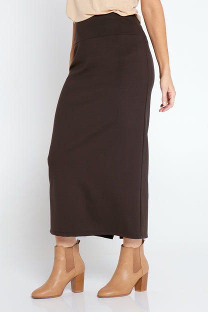 Pushkin Midi Skirt - Espresso