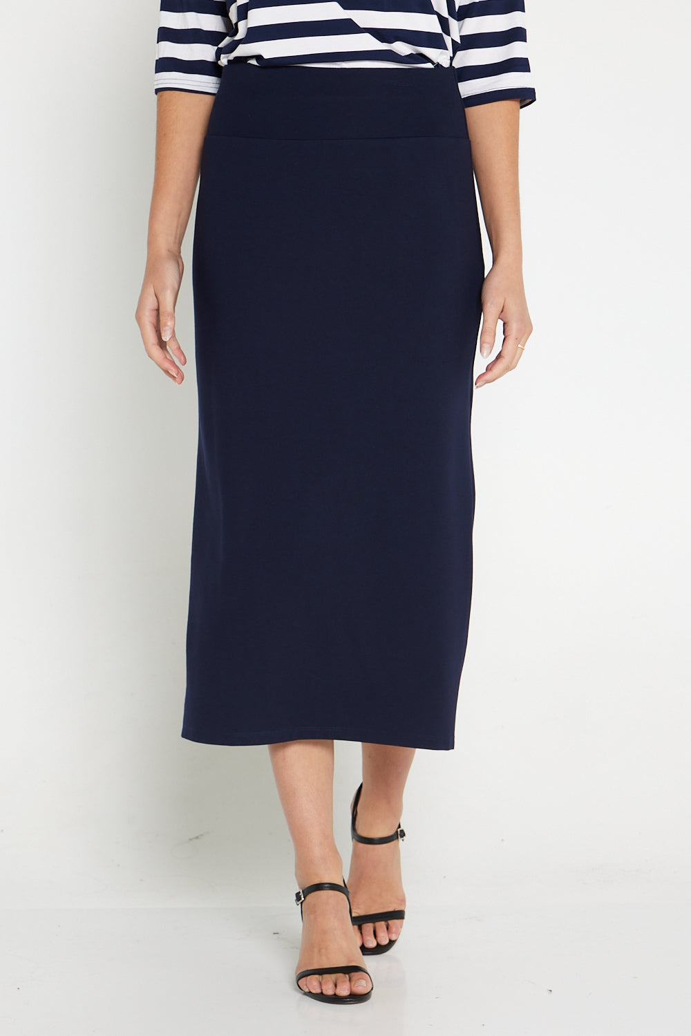 Pushkin Midi Skirt - Navy