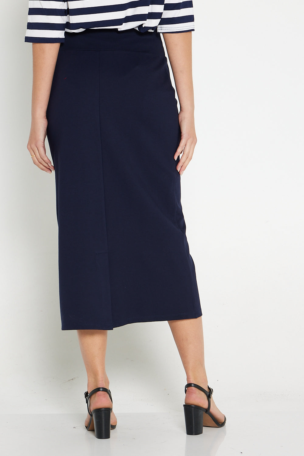 Pushkin Midi Skirt - Navy