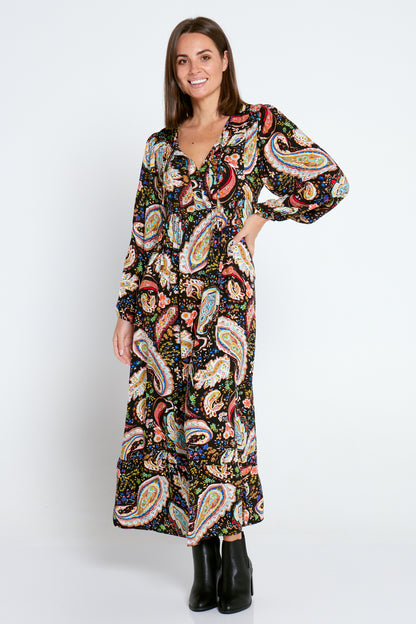 Woodstock Maxi Dress - Paisley