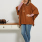 Marcy Knit Top - Ginger Mocha