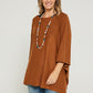 Marcy Knit Top - Ginger Mocha