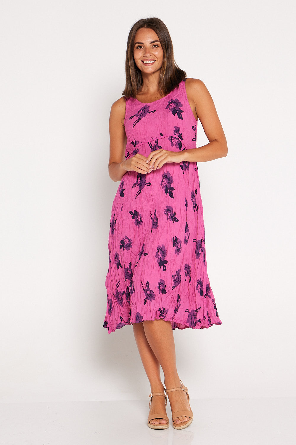 Adeline Dress - Pink Floral