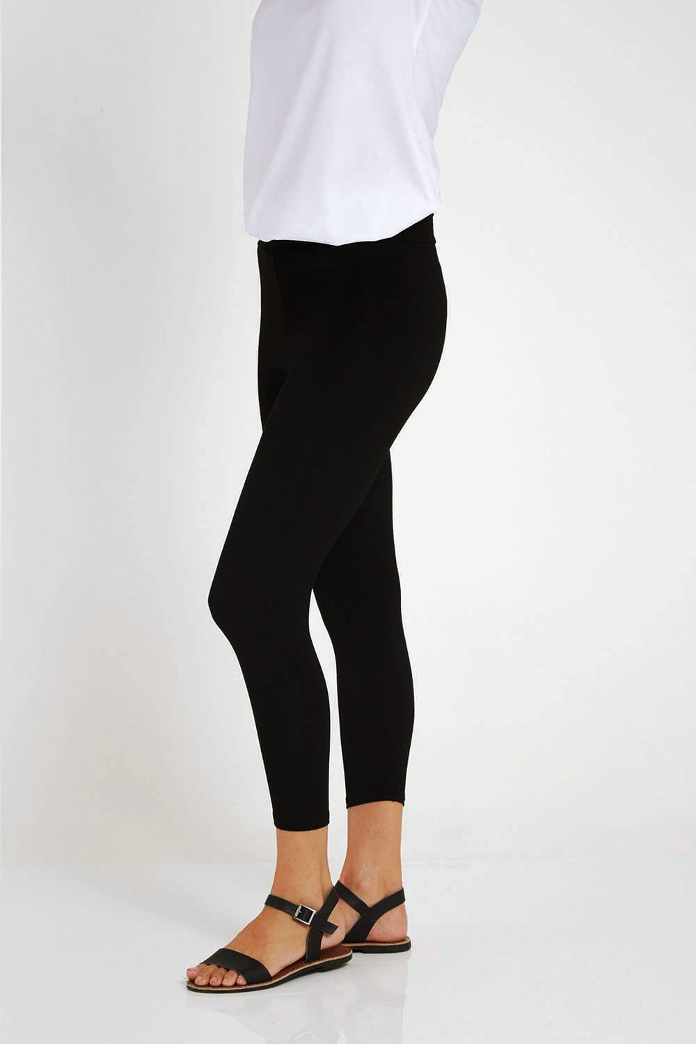 Bamboo 3/4 Leggings - Black