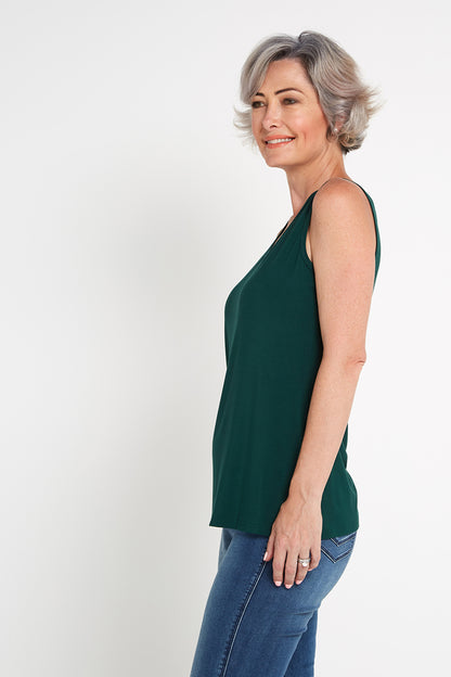 Bamboo Tank Top - Forest Green
