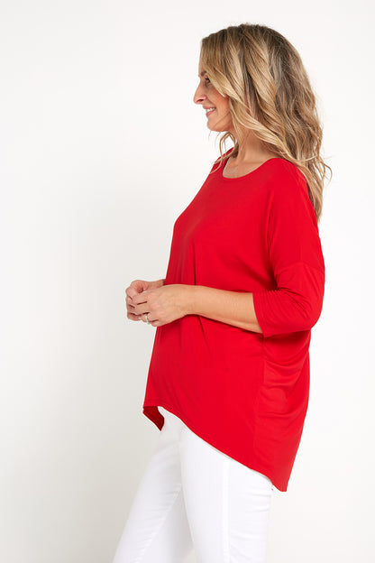 Irena Bamboo Top - Red