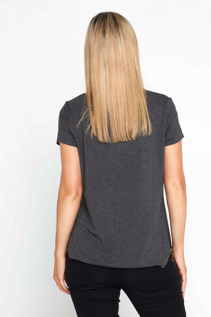 Bamboo Tee - Charcoal