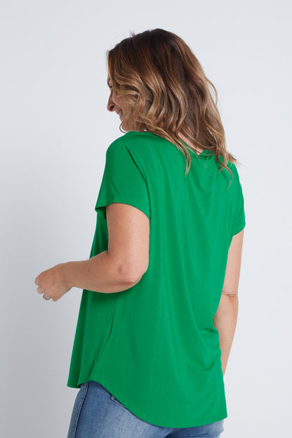 Bamboo Tee - Emerald