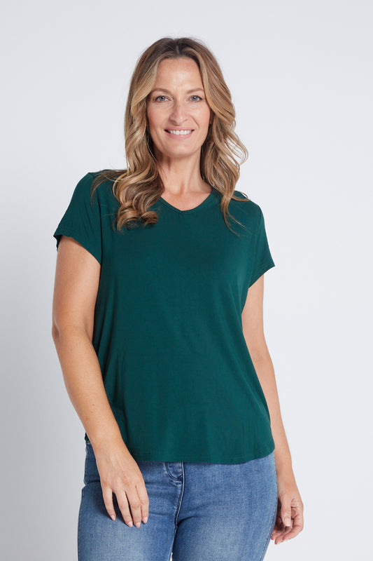 Bamboo Tee - Forest Green