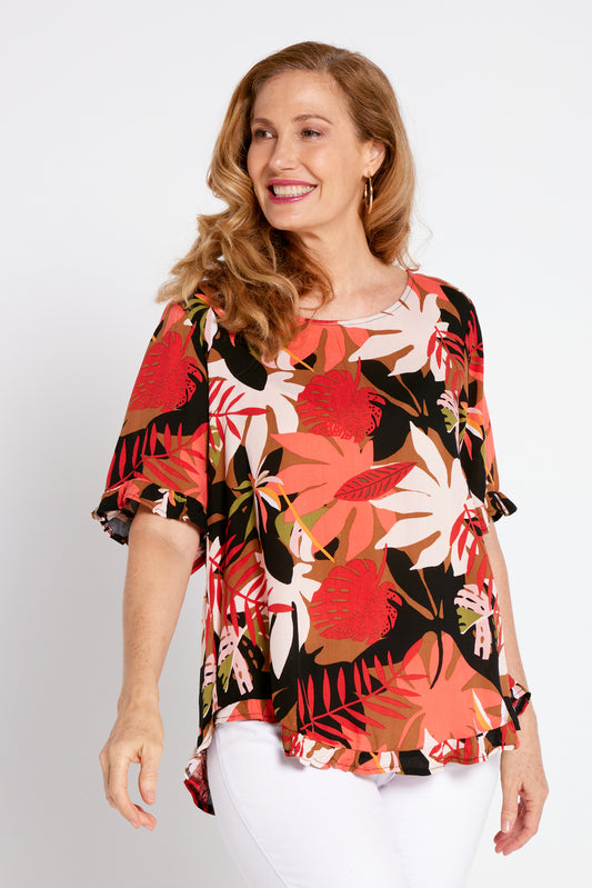 Blossom Top - Red Botanical