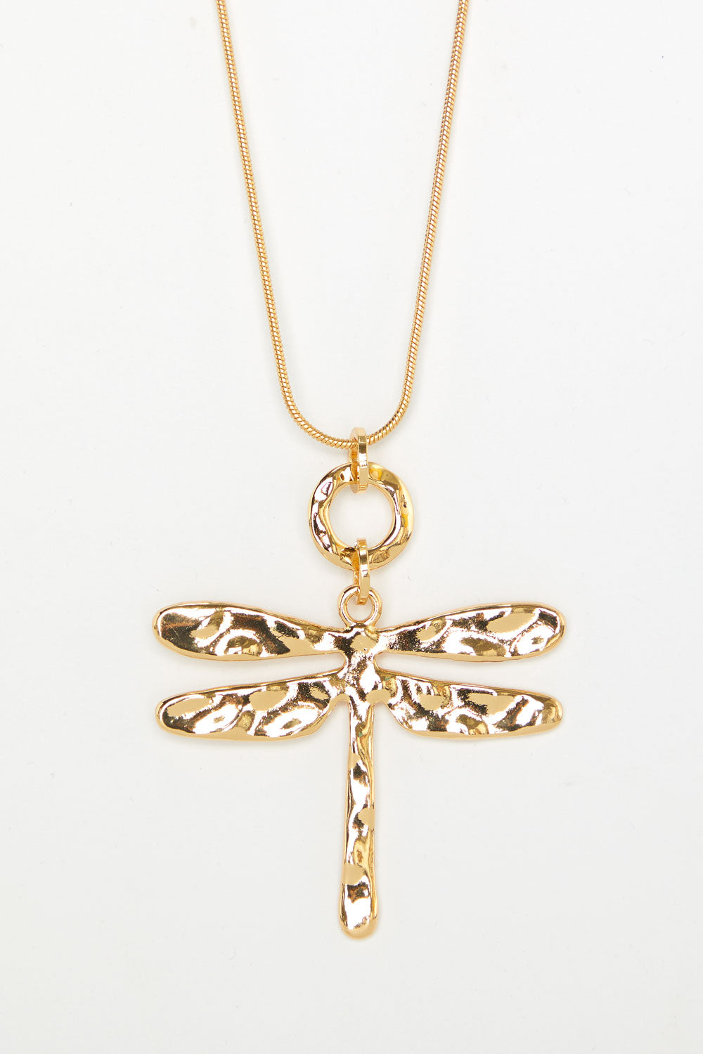 Dragonfly Necklace - Gold